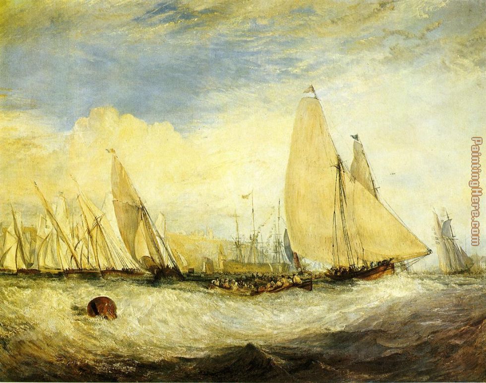 Joseph Mallord William Turner the Regatta beating to windward
